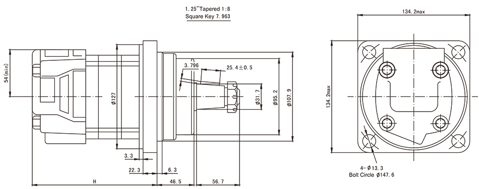 Cycloidal hydraulic motor for wheels Cycloidal hydraulic motor for wheels