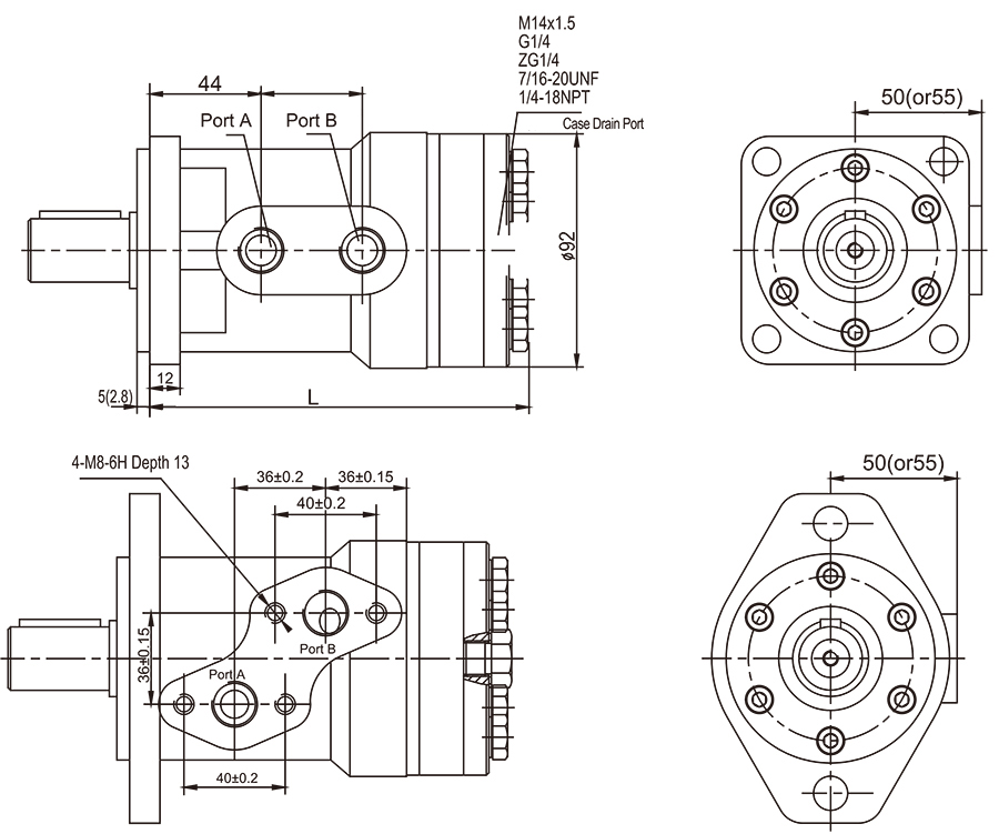 BMP Series Hydraulic motor BMP Series Hydraulic motor